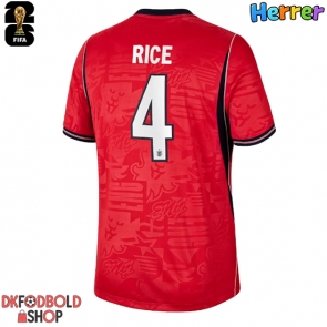 England Declan Rice #4 Udebanetrøje VM 2026 Kort ærmer